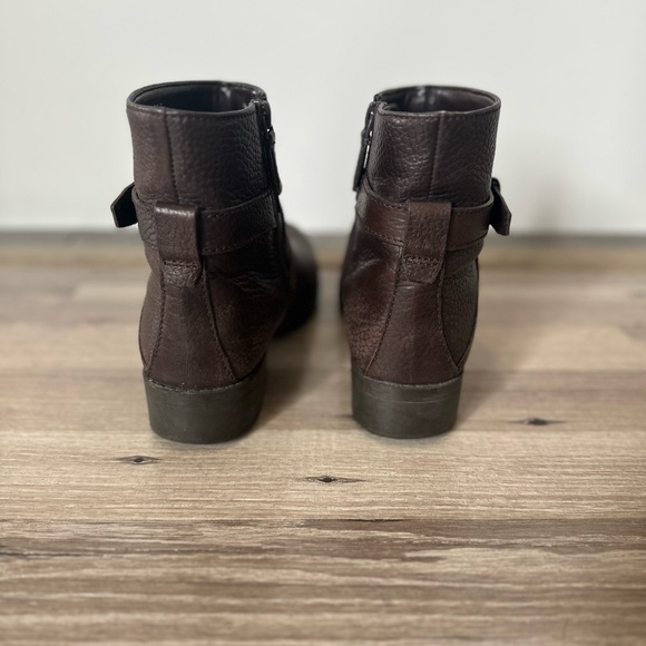 Cole Haan Brown Leather Ankle Boots - Picture 5 of 9